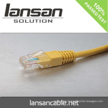 Lansan UTP cordon de raccordement BC Cat5e câble ROHS 4P * 26AWG 7 * 0.16mm passe échouée FLUKE test